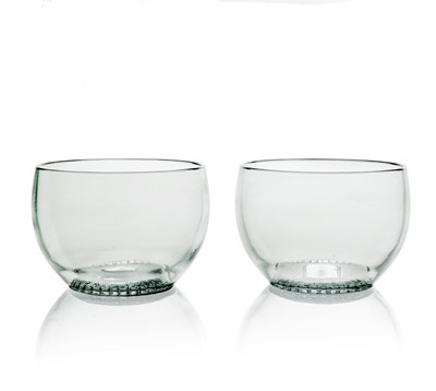 Lot 442 - A pair of Irish glass finger bowls, Cork Glass...