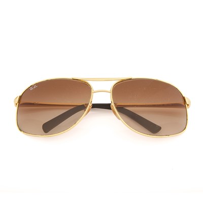 Lot 455 - Ray-Ban, a pair of Aviator sunglasses,...