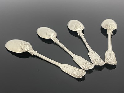 Lot 73 - Four Victorian silver tablespoons for the...