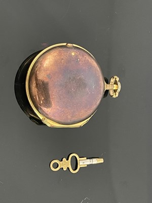 Lot 111 - An eighteenth-century gilt copper pair-cased...