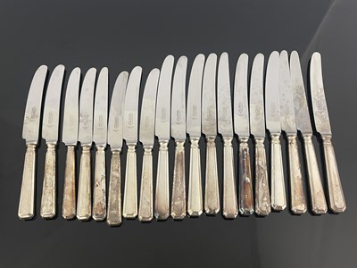 Lot 108 - A set of twelve nineteenth-century knives and...
