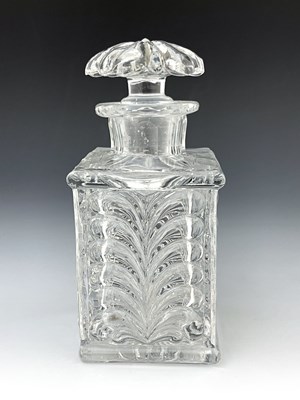 Lot 607 - Baccarat, a 19th century glass spirit decanter,...