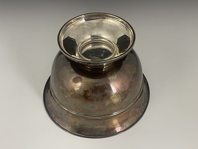 Lot 39 - A George V silver bowl, of circular lobed form...
