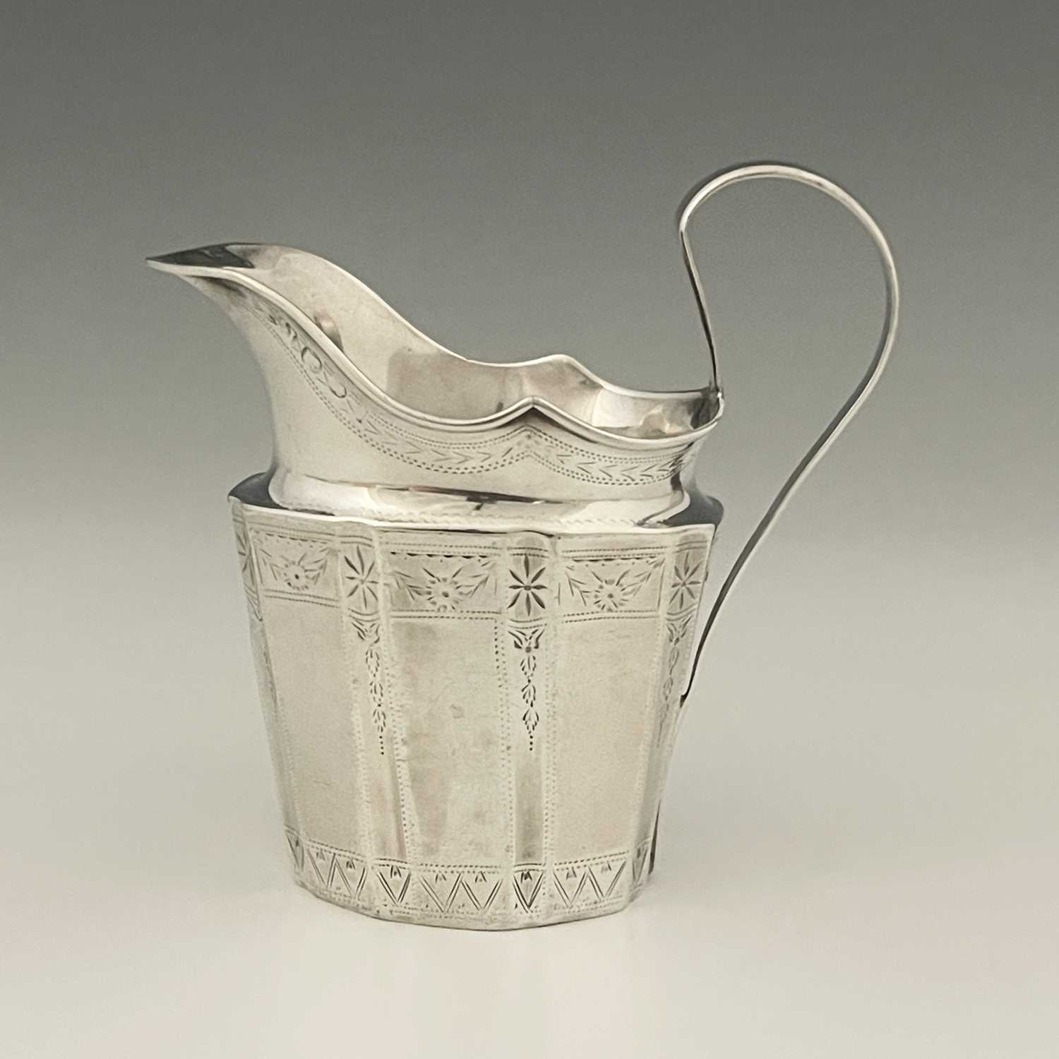 Lot 108 - An eighteenth-century Irish silver cream or...