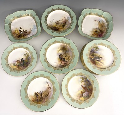 Lot 908 - A Shuck for Royal Worcester, a game bird...