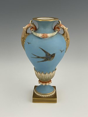 Lot 779 - Charles Baldwyn for Royal Worcester, a twin...