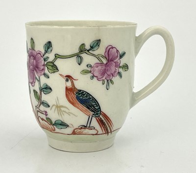 Lot 986 - A Worcester outside decorated coffee cup,...