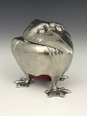 Lot 168 - Joseph Reinemann, Munich, a Jugendstil pewter...