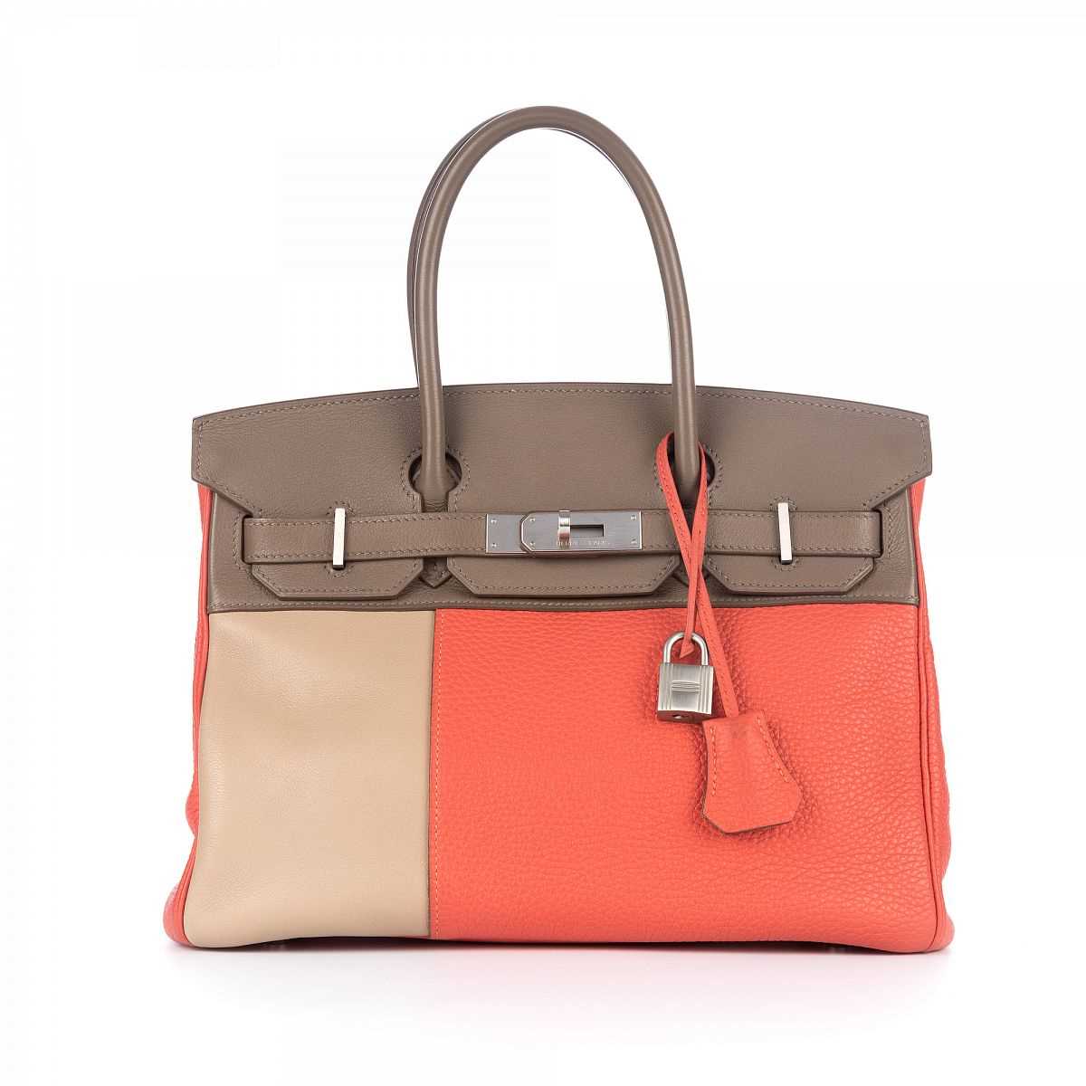 Lot 4 - Hermes, a 2012 Tricolour Cascade Birkin 30...