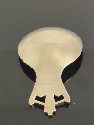 Lot 117 - R. E. Stone, an Art Deco silver caddy spoon,...