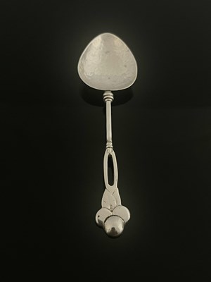 Lot 98 - Winifred King, an Arts and Crafts silver spoon,...