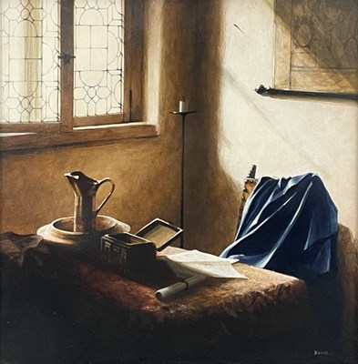 Lot 395 - Ron Bone (British, 1950-2011), 'By the Window',...