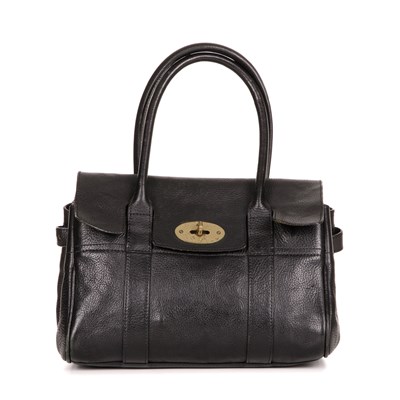 Lot 418 - Mulberry, a mini black Bayswater handbag,...