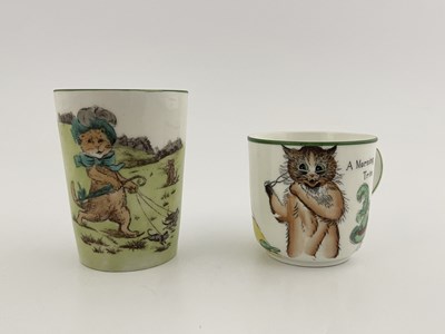Lot 734 - Louis Wain for Paragon, a cup 'A Morning Trim',...