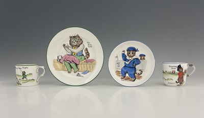 Lot 738 - Louis Wain for Paragon China, a cup...
