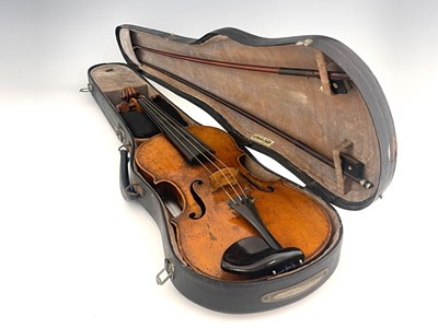 Lot 223 - A full-size violin, circa 1880-1890, copy of a...