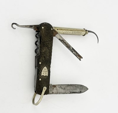 Lot 581 - A late Victorian sportman's folding pocket...