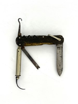 Lot 581 - A late Victorian sportman's folding pocket...