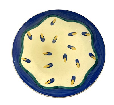 Lot 738 - Susie Cooper, an Art Deco plate, 1930s,...