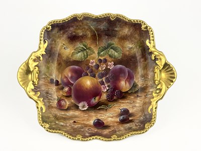 Lot 845 - Sally Wood for Royal Worcester, a fruit...