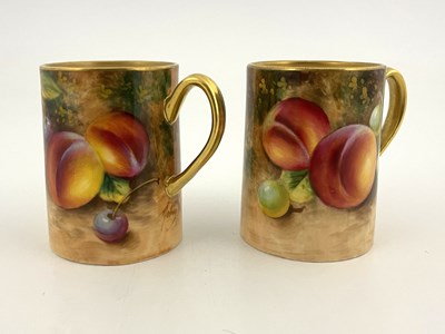 Lot 856 - Frank Roberts for Royal Worcester, a pair of...