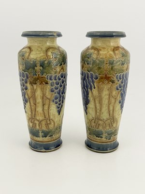 Lot 713 - Eliza Simmance for Royal Doulton, a pair of...