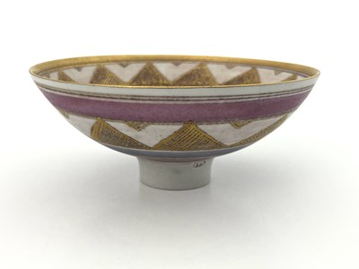 Lot 746 - Mary Rich, two studio pottery bowls, shallow...