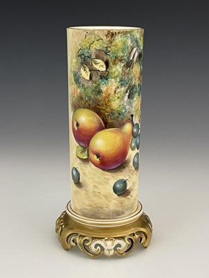 Lot 775 - Bowen for Royal Worcester, a cylindrical fruit...