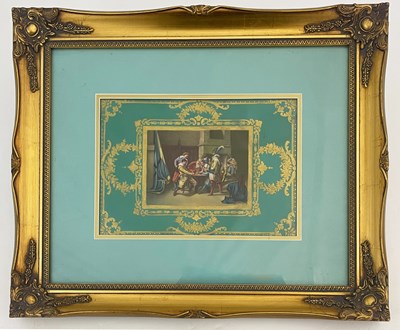 Lot 835 - Leon Boullemier for Minton, a painted plaque,...