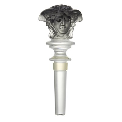 Lot 459 - Versace for Rosenthal, a crystal Medusa wine...