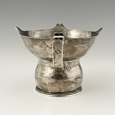 Lot 96 - A George VI silver shaving mug, in the Art...