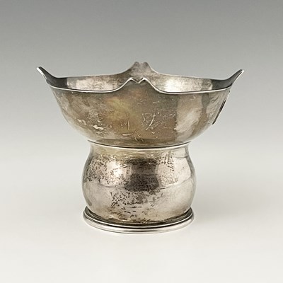 Lot 96 - A George VI silver shaving mug, in the Art...