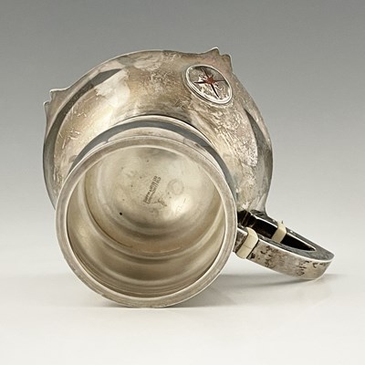 Lot 96 - A George VI silver shaving mug, in the Art...
