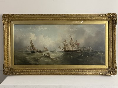 Lot 350 - Henry Redmore (British, 1820-1887), shipping...
