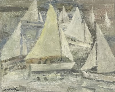 Lot 398 - Meryl Watts (British, 1910-1992), 'Misty Sails'...