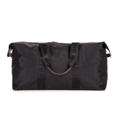 Lot 436 - Mulberry, a black nylon fold-out holdall with...