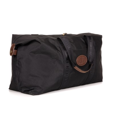 Lot 436 - Mulberry, a black nylon fold-out holdall with...