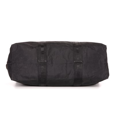 Lot 436 - Mulberry, a black nylon fold-out holdall with...