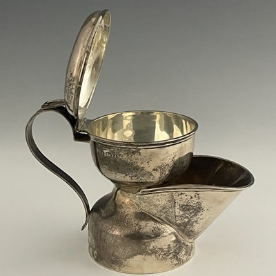 Lot 65 - An Edwardian silver shaving mug, of waisted...