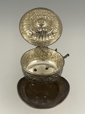 Lot 67 - A Victorian silver shaving mug, of waisted...