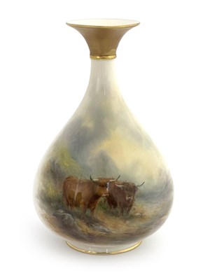 Lot 784 - Harry Stinton for Royal Worcester, a Highland...