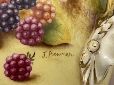 Lot 785 - Jason Bowman for Royal Worcester, a fruit...