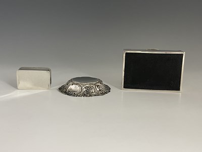 Lot 323 - A George VI silver cigarette box, in the Art...