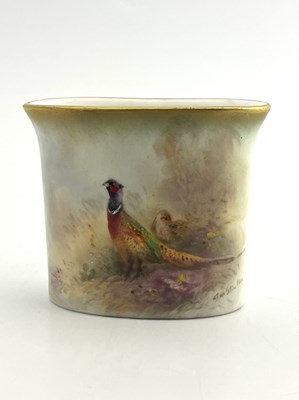 Lot 791 - James Stinton for Royal Worcester, a pheasant...