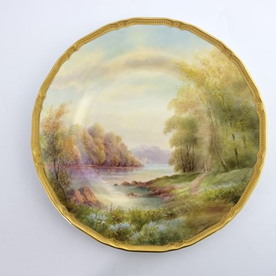 Lot 795 - R Rushton for Royal Worcester, The Swale,...