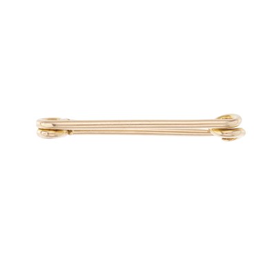 Lot 108 - An early 20th century 15ct gold tie pin,...