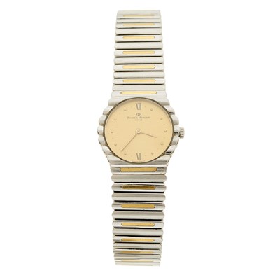 Lot 156 - Baume & Mercier, a stainless steel bracelet...