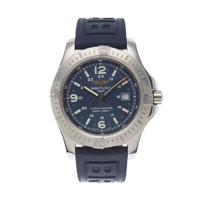 Lot 160 - Breitling, a stainless steel Colt wrist watch,...