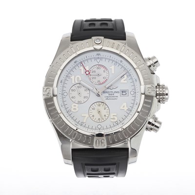 Lot 163 - Breitling, a stainless steel Super Avenger...