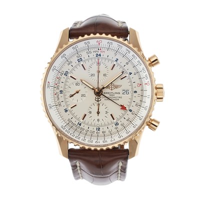 Lot 169 - Breitling, a limited edition 18ct rose gold...